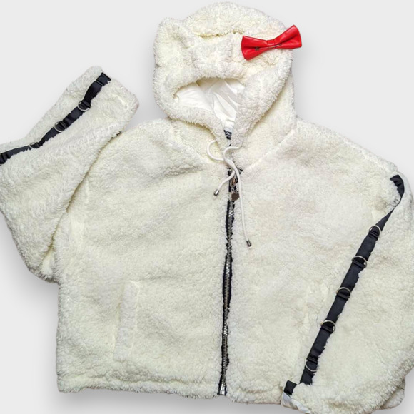 Dolls Kill Tops - DOLL'S KILL X Hello Kitty Sherpa Hoody Medium
